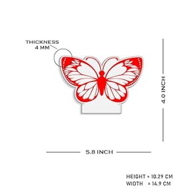 Butterfly Night Light, Birthday Gift for Girls 3D Illusion Lamp Kids Bedside Lamp with 7 Colors Changing Touch Control Butterfly Girls Gifts